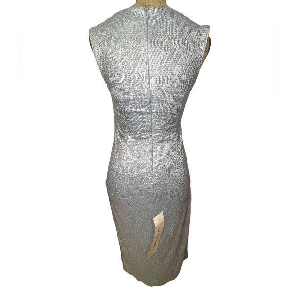 Cache Shimmer Metallic Cocktail Dress - Picture 2 of 4
